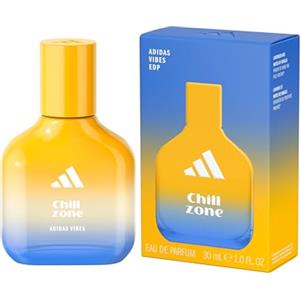 adidas Vibes Chill Zone Eau de Parfum, Per tutti, Rilassante e confortevole, Profumo a lunga durata, Lavanda e Vaniglia 30 ml