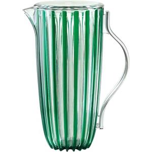 Guzzini - Caraffa con coperchio in bio-based plastic, verde smeraldo, "DOLCEVITA"