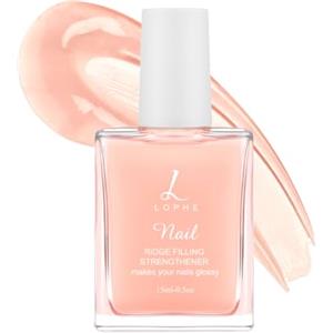 LOPHE Smalto Trattamento, Smalto Rinforzante Unghie per Ripara e Rinforza le Unghie Danneggiate e Dona Nutrizione, per Mani e Piedi, 15 ml(Rosa)