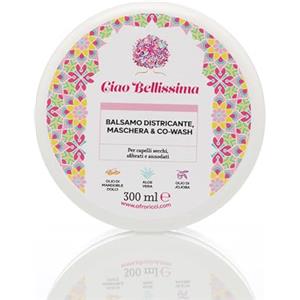 AfroRicci Ciao Bellissima Balsamo Districante, Maschera & Co-wash 300 Ml, Idrata, Districa, per Capelli Secchi, Sfibrati e Annodati, Made in Italy