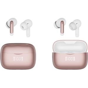 Dbasne AI Cuffie Traduzione Simultanea,Traduttore Istantaneo Vocale per 153 Lingue, 3-in-1 Bluetooth 5.3 with APP, Molteplici Modalità di Traduzione IPX5 Impermeabile ideali per Viaggi, Studio