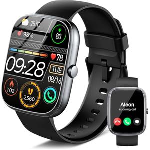 Dyurwa Smartwatch Uomo Donna, 1.91"HD Orologio Intelligente con Effettua/Risposta Chiamate, Contapassi/Cardiofrequenzimetro/Sonno, 2025 Orologio Fitness Tracker Impermeabile IP68,113+Sportive per Android iOS