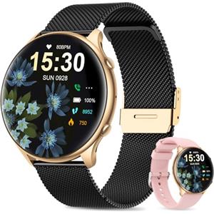 SLOKSFil 2024 Smartwatch Donna, Fitness Tracker con Contapassi, Sonno, Cardiofrequenzimetro, 1.39'' Orologio Smartwatch con Funzione Telefono, IP68 Smart watch Donna per Android & iOS