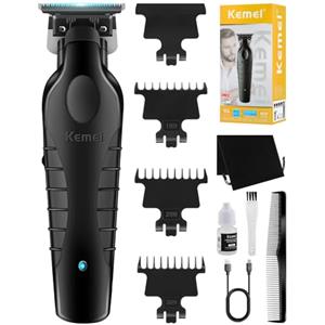 KEMEI 2299 Trimmer, Tagliacapelli Professionale Senza Fili Per gli Uomini, Regolabarba Regola Barba Elettrico Trimmer Capelli Con 3 Pettini Guida