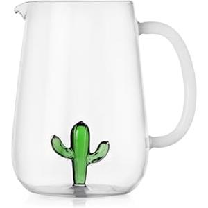 Ichendorf Milano Brocca Cactus Verde | Collezione Desert Plants | 175 cl | Vetro Borosilicato | Fatto a Mano