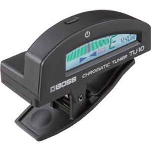 BOSS TU-10-BK accordatore per chitarra, accordatore clip-on con display ''True Colour'', massima visibilità, Nero