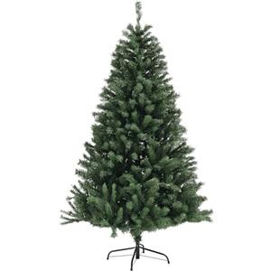 HOMCOM Albero di Natale 180 cm, Albero di Natale Artificiale con 1000 Rami in Acciaio e Plastica, Ø110 x180 cm, Verde