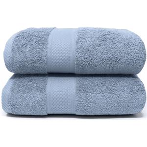 LEBENGOOD - Set Asciugamani Bagno 2 Pezzi - Spugna 100% Cotone OEKO-TEX® 550gsm - Telo Doccia e Asciugamani Bagno Grandi (70x140 cm) - Extra Morbidi Super Assorbenti-Teli Doccia Grandi Casa Hotel Spa