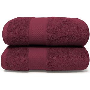 LEBENGOOD- Asciugamani Bagno Grandi, Set 2 Teli da Bagno (70x130),100% Cotone OEKO-TEX®, da 550gsm,Extra Morbidi, Altamente Assorbenti, Per e l'hotel.