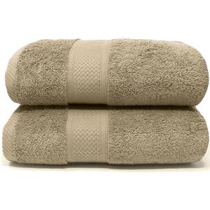 LEBENGOOD - Set Asciugamani Bagno 2 Pezzi - Spugna 100% Cotone OEKO-TEX® 550gsm - Telo Doccia e Asciugamani Bagno Grandi (70x140 cm) - Extra Morbidi Super Assorbenti-Teli Doccia Grandi Casa Hotel Spa