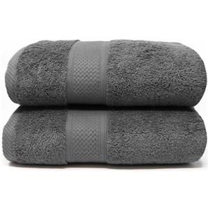 LEBENGOOD - Set Asciugamani Bagno 2 Pezzi - Spugna 100% Cotone OEKO-TEX® 550gsm - Telo Doccia e Asciugamani Bagno Grandi (70x140 cm) - Extra Morbidi Super Assorbenti-Teli Doccia Grandi Casa Hotel Spa