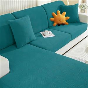 Ystyle Copriseduta Divano Elasticizzato, Copri Cuscini Divano, Coprisedile Per Divano, Universale Copricuscini Per Divani, Copricuscino Copri Seduta Divano(2 Posti, Turchese)