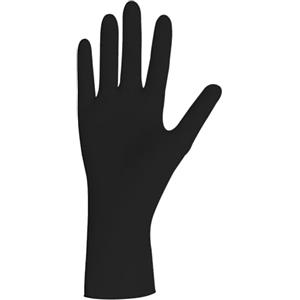 MIRAFLORES ORIGINAL 100 Guanti Monouso in Nitrile Neri Senza Polvere (TAGLIA S) Uso Professionale - Guanti Usa e Getta Anallergici Senza Lattice e Talco - Uso Alimentare, Sanitario, Tattoo, Cucina