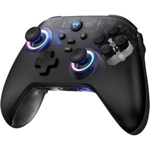 Machenike G3V2 Controller per PC/Switch/iOS/Android - Joystick ad effetto Hall, Illuminazione RGB, Pulsanti rimappabili, Batteria da 1000mAh - Latenza ultra-bassa & Polling di 1000Hz Respuesta, Nero