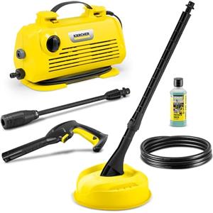 Kärcher Idropulitrice K 2 Horizontal VPS Home, Pressione max 110 bar, Portata 360 l/h, Area di lavoro 20 m²/h, Peso 3,5 kg, Incl. Tubo, Pistola ad Alta Pressione, Lancia Vario Power, Lavasuperfici