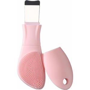 YEADMAL Spazzola esfoliante per la rimozione dei punti neri e del viso in silicone, spatola per la pulizia del viso, spazzola per i pori, esfoliante per la pulizia profonda del viso (rosa)