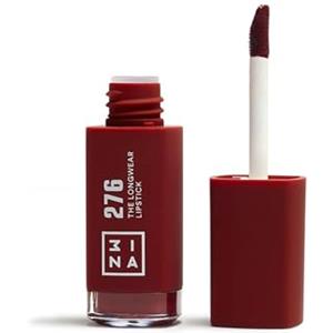 3INA MAKEUP - The Longwear Lipstick 276 - Marrone lucido - Rosetto Marrone lucido Chiaro con Acido per Nutrire le Labbra - Rossetto Opaco Lunga Durata Altamente Pigmentato - Vegan - Cruelty Free