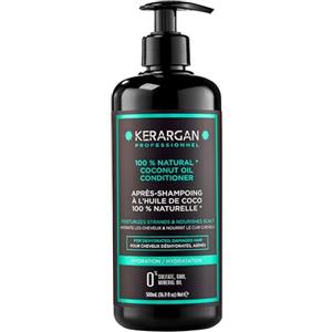 Kerargan - Balsamo Idratante all'Olio di Cocco per Capelli Disidratati e Danneggiati - Idratazione Profonda - Senza solfati, OGM e oli minerali - 500ml