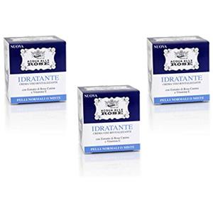 Roberts Acqua alle Rose Crema Viso Idratante con Vitamina E e Estratto di Rose, Pelli Normali o Miste, Crema Idratante e Revitalizzante, Crema Gel Leggera e Fresca, Non Unge, 50 ml