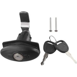 Oniissy Serratura di sicurezza per camper e yacht con 2 chiavi, in nylon resistente, per porte e cassetti, per roulotte, armadietti, scrivanie, porte in vetro, archivio e attrezzi