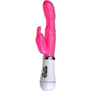 GIFTZS vibratore Vibratori per coniglio a doppia vibrazione a 12 velocità Per Donna, Clitoride, Punto G, Giocattoli per adulti