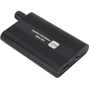 Generic Amplificatore per Cuffie HiFi, Controllo dei Bassi, Interruttore di Guadagno a Due Stadi, Amplificatore per Cuffie HiFi Portatile da 3,5 Mm per MP3