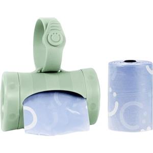 Ubbi Dispenser retrattile per borse da viaggio per bambini, accessorio indispensabile per neonati, accessorio utile per bambini, verde salvia