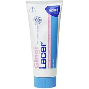 Lacer Gingilacer - Dentifricio 200 ml, previene e rimuove la placca dentale, allevia la malattia parodontale, riduce il sanguinamento gengivale, adatto ai pazienti diabetici