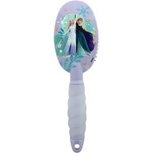 DISNEY - Spazzola per capelli ergonomica - Districante - Elsa - Frozen - Prodotto ufficiale Disney