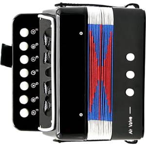 ycezw Plaything della fisarmonica musicale-Strumento a grandezza naturale per l'apprendimento, gioco ritmico | Box di compressione portatile portatile per l'esplorazione del suono per principianti, regalo d