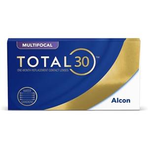 Air Optix TOTAL30 Multifocal lenti a contatto mensili | 6 lenti | BC 8.4 mm | DIA 14.2 mm | ADD MED | -09.25 diottrie
