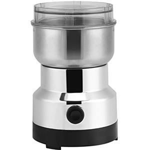 Greensen Macinacaffè Elettrico, Chicchi di Caffè in Acciaio Inossidabile Macinacereali Macinacaffè e Macinaspezie con Coltello in Acciaio Inossidabile Macina Erbe per Pesto Spezie Noci Zucchero