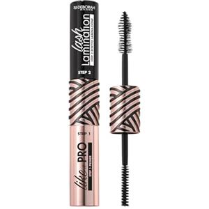 Deborah Milano - Mascara Like a PRO Lash Lamination, Mascara Nero 2 in 1 con Primer alla Cheratina Vegetale e Acido Ialuronico Idratante, Effetto Laminazione Istantaneo con Formula Nutriente, 13ml