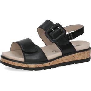 CAPRICE Damen 9-28714-44, Sandali Donna, Black Nappa, 37 EU