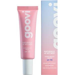 GOOVI Naturally At My Best Tinted Beauty Cream - Crema giorno colorata con SPF 15 - Crema BB naturale per tutti i tipi di pelle, idratante, copertura e cura in uno - 30 ml