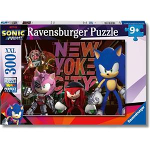 Ravensburger - Sonic Puzzle 300 Pezzi XXL Netflix, Puzzle 9 Anni Maschio, Idea Regalo per Bambini 9+ Anni, Gioco Educativo e Stimolante, 49x36cm