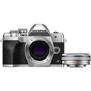 Olympus OM-D E-M10 mark IV argento + 14-42 mm EZ argento | ✅ Garanzia di 5 anni