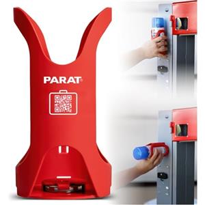 PARAT PARA-X Magnetic Can Holder | Porta lattine per bombolette spray con diametro di 65 mm | Supporto magnetico per officina, auto e carrello degli attrezzi | Robusto supporto in plastica di colore