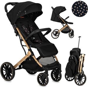 Momi Passeggino MoMi ESTELLE DAKAR a partire da 6 mesi (fino a 22 kg), pieghevole con cintura di sicurezza a 5 punti, cestino porta spesa e funzione di apertura, manico telescopico per il traino