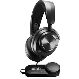 SteelSeries Arctis Nova Pro - Cuffie da gaming multi-sistema - Audio Hi-Res - Audio spaziale a 360° - GameDAC Gen 2 - Microfono ClearCast Gen 2 - PC, PS5, PS4, Switch