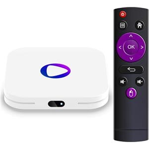 LEFFOT Android 13 TV Box 2025, M1 4K Ultra HD TV Streaming Device, 2GB RAM + 16GB ROM, Smart TV Box con HDR10, 2.4G & 5G WiFi 6, BT 5.0, Rockchip RK3528 Quad Core ARM Cortex-A53