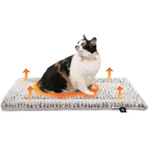 Mora Pets Tappetino autoriscaldante gatti Coperta riscaldante Cuscino per gatti e cani Tappeto riscaldante Senza elettricità e batterie Cuccia gatto Lavabile 70 x 46 cm