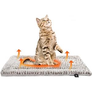 Mora Pets Tappetino autoriscaldante gatti Coperta riscaldante Cuscino per gatti e cani Tappeto riscaldante Senza elettricità e batterie Cuccia gatto Lavabile 56 x 42 cm