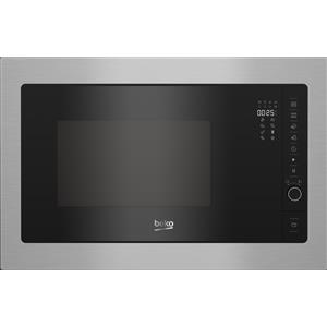BEKO BMGB 25332 BG Microonde INOX da Incasso con Grill, 9 Funzioni, 25 Litri , 900 W