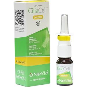 NEVIA BIOTECH CILIACELL NASAL SPRAY PER BAMBINI 15 ML - Decongestiona e favorisce l'evacuazione delle secrezioni