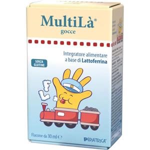 PEDIATRICA MULTILÀ GOCCE 30 ML - Integratore alimentare con lattoferrina da latte vaccino