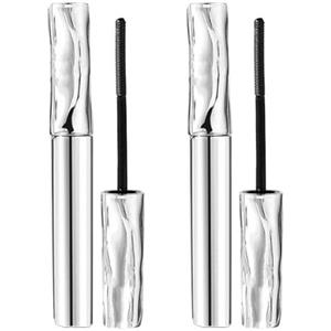 REGAPOG Mascara Scovolino Metallo,Mascara Essence.Bacchetta Per Ciglia In Ferro Lavabile, Ciglia Lunghe Pigmento Volumizzante Extra Sottile, Trucco Per Ciglia Di Lunga Durata. (B[2PCS])