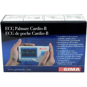 GIMA ECG Palmare Cardio B - Monitoraggio Cardiaco Compatto con Display a Colori