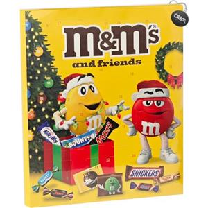 CAIYA Calendario dell'Avvento Edizione 2025 con Cioccolatini Assortiti al Latte, Caramello Mou, Cocco, Arachidi, Lenti al Cioccolato 361g con Portachiavi CAIYA®