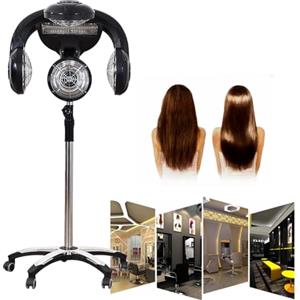 Ywanwj casco asciugacapelli da casa asciuga capelli professionale per parrucchiere Caschi Per L'asciugatura in Piedi Professionale Capelli Colore Processore Asciugacapelli Ionico ad Altezza Regolabile